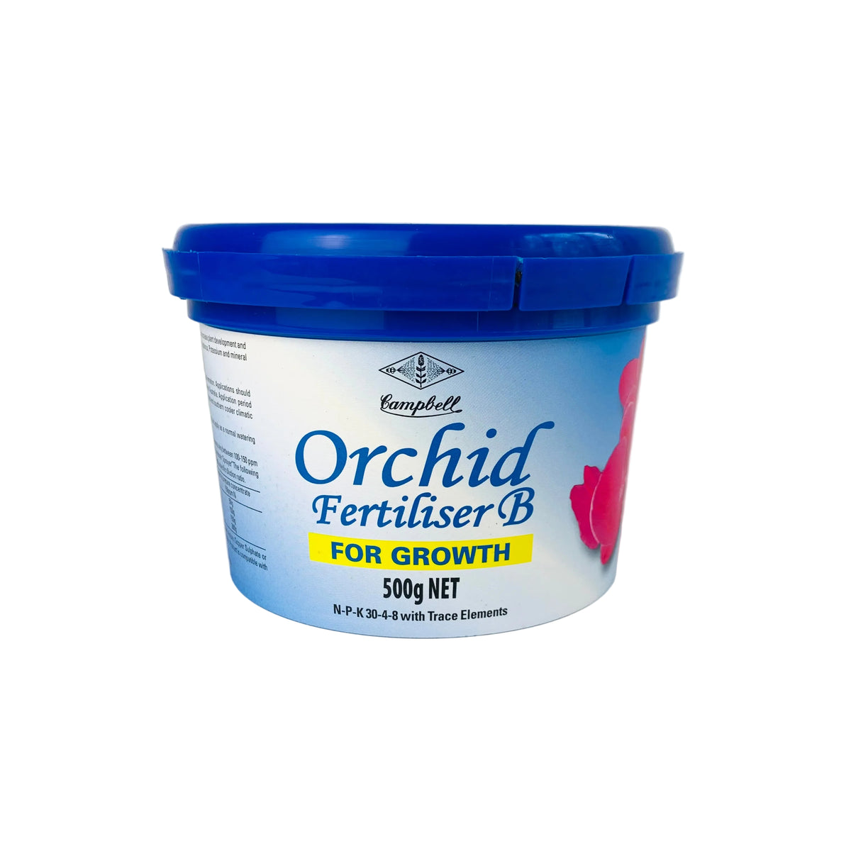 Campbells Orchid Special Fertiliser B (Blue) 500g - Growth