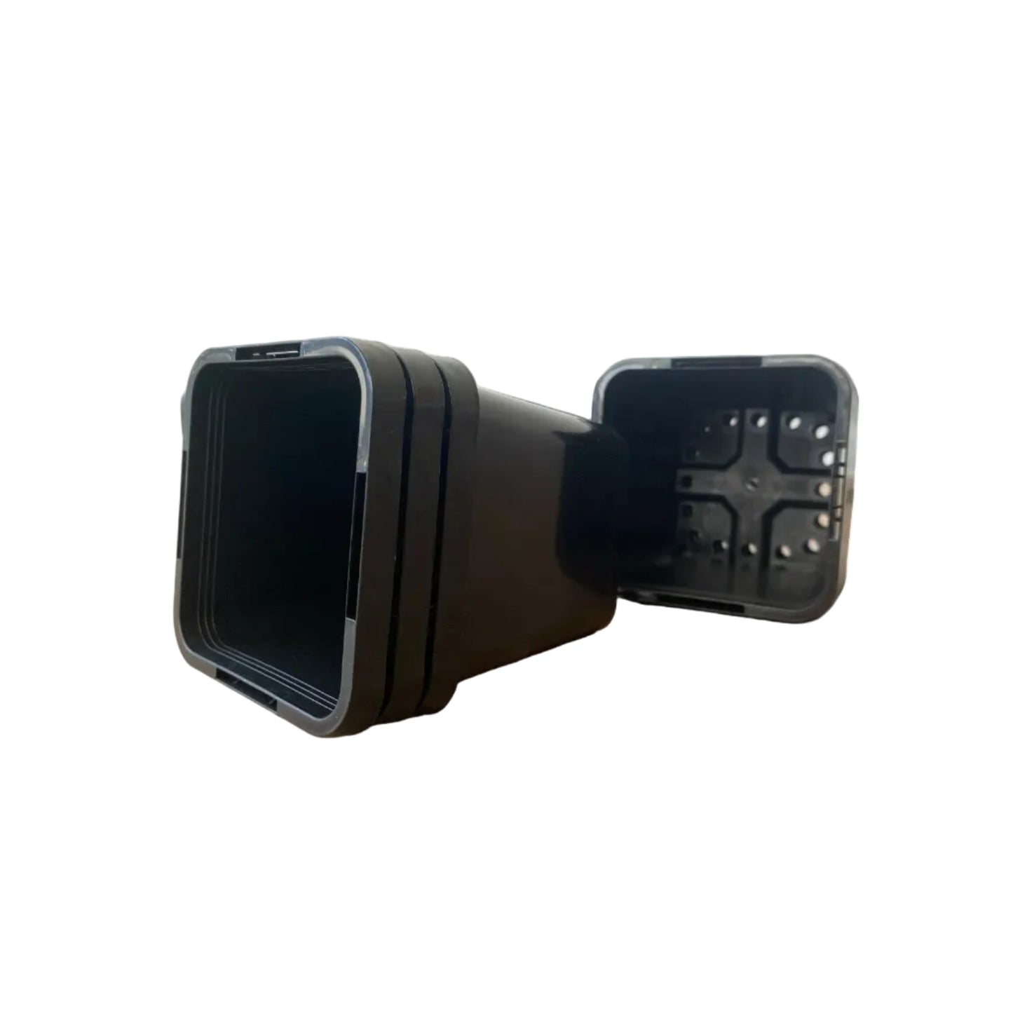 85mm square squat pot side view