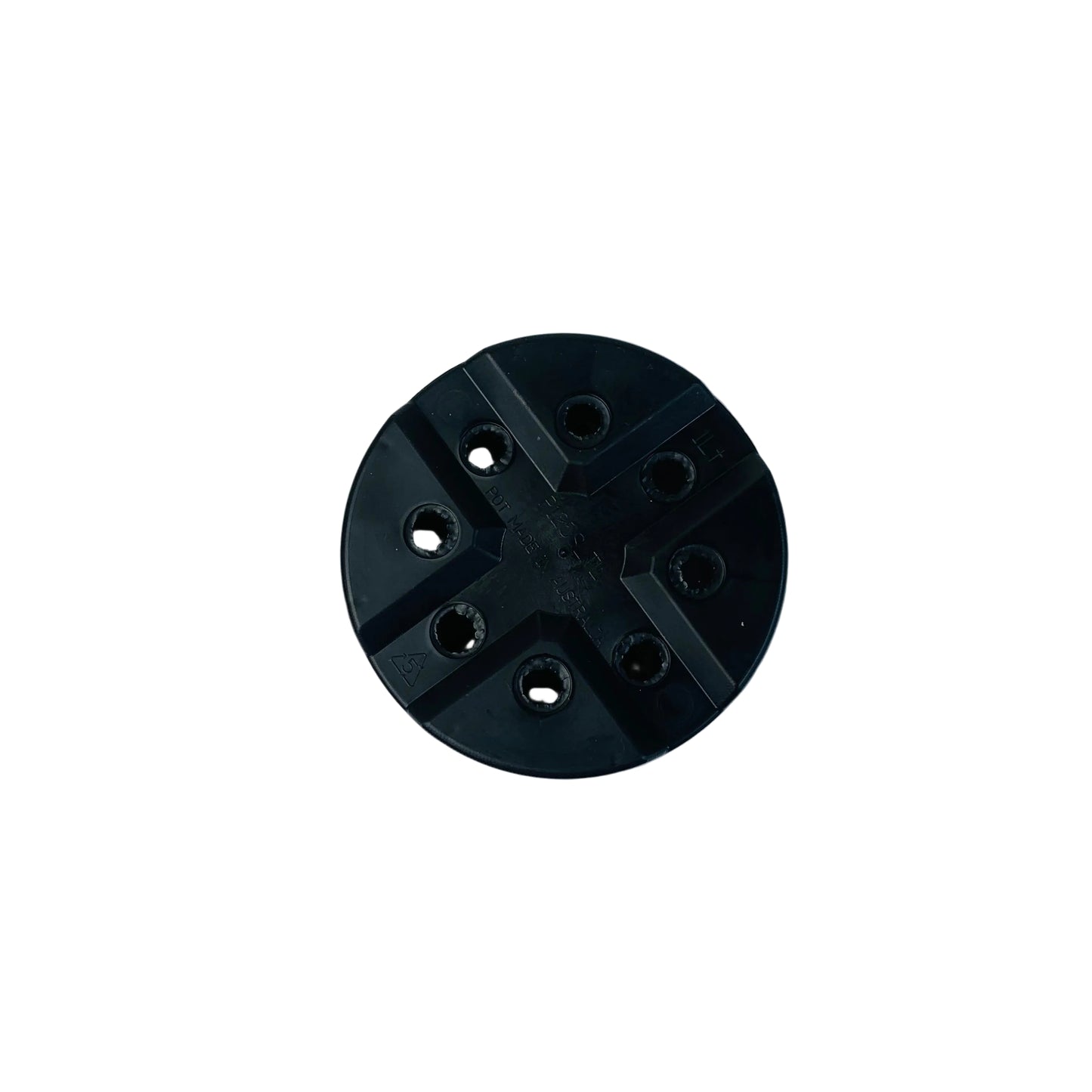 125mm Black Slimline Round Pot - 1L