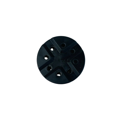 125mm Black Slimline Round Pot - 1L