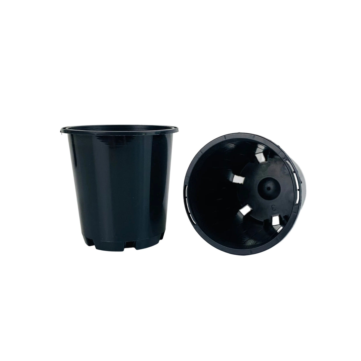 Black Plastic Pots - 70mm