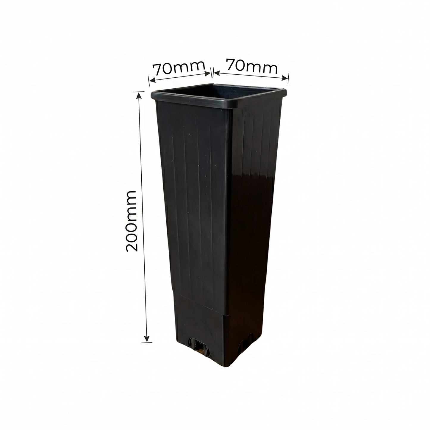 Square Vine Tube Pots - 70mm